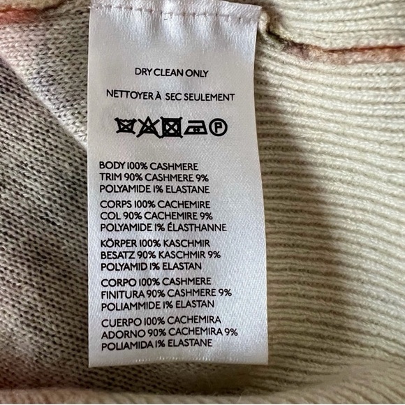 NWT Anthropologie Small Cashmere Mock Neck Floral Sleeveless Sweater - Picture 5 of 9